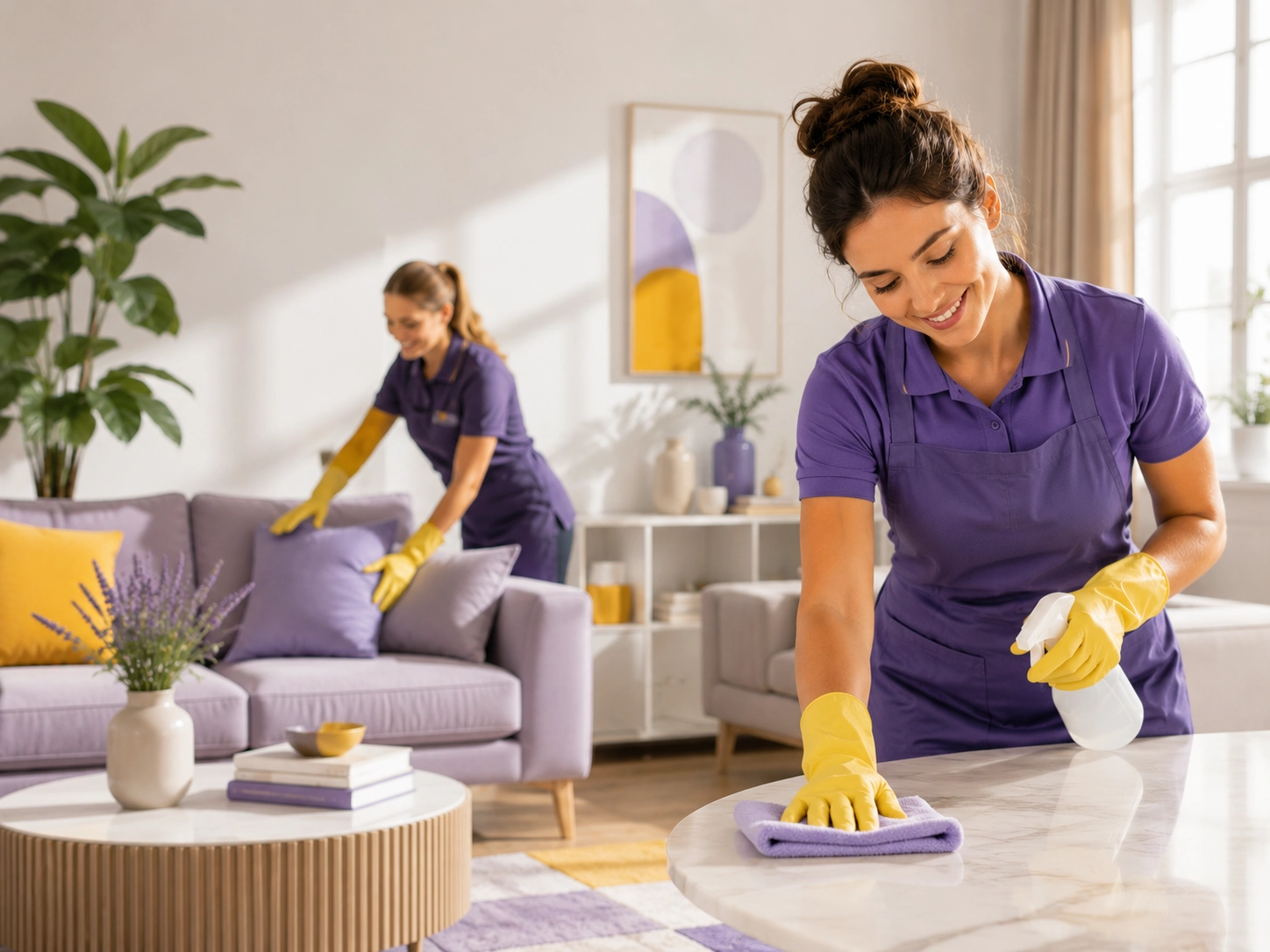 Professional cleaning service for homes and apartments